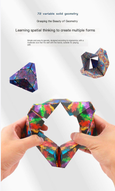Magnetic Geometric Cube Variations