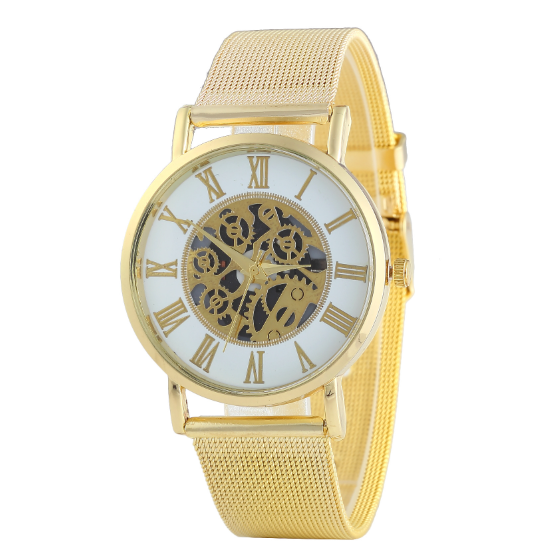 Hollow Non-Mechanical Watch - White