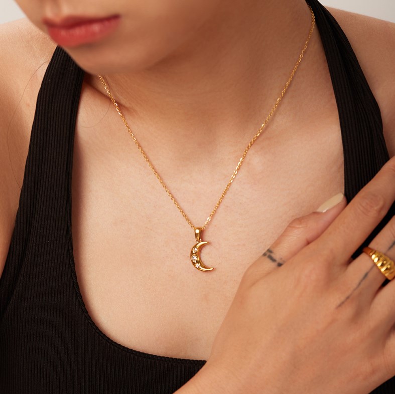 Moon Necklace Image 1