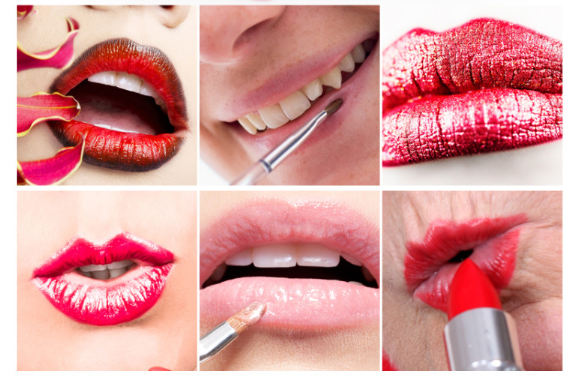 Lip Tattoo Rose Pink
