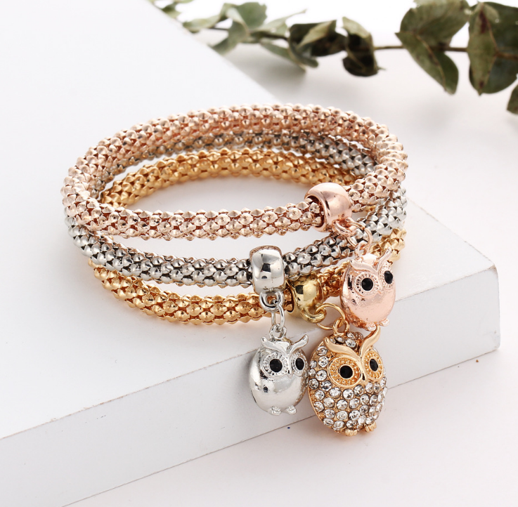 Owl Chunky Chain Bracelet