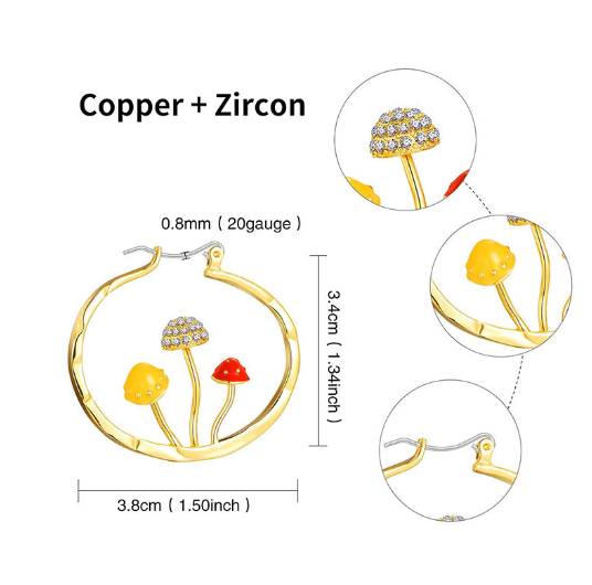 Mushroom Earring 3