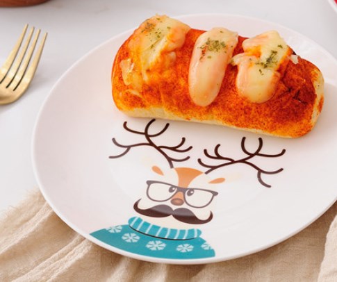 Christmas Penguin Plate