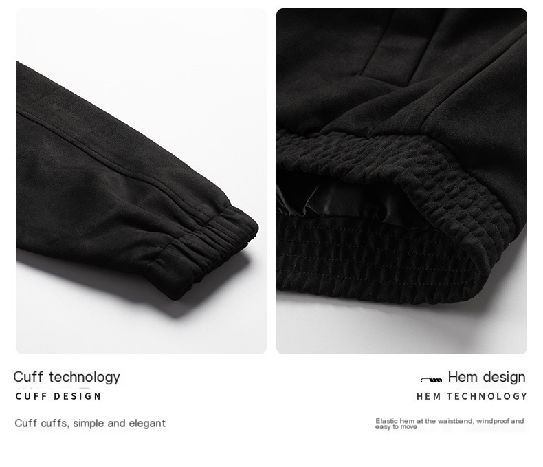 Streetwear Faux Suede Jacket