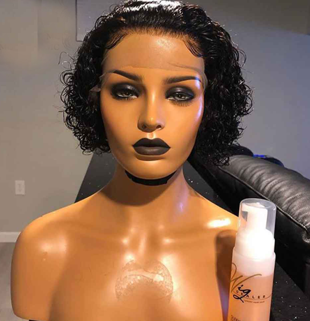 Brazilian 9A Lace Front Curly Hair