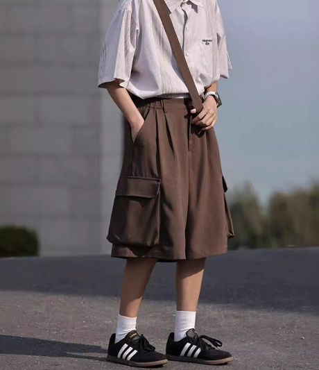 Heavy Workwear Thin Casual Sports Shorts