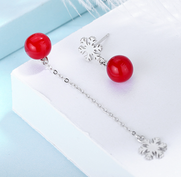 Snowflake Earrings Image 1