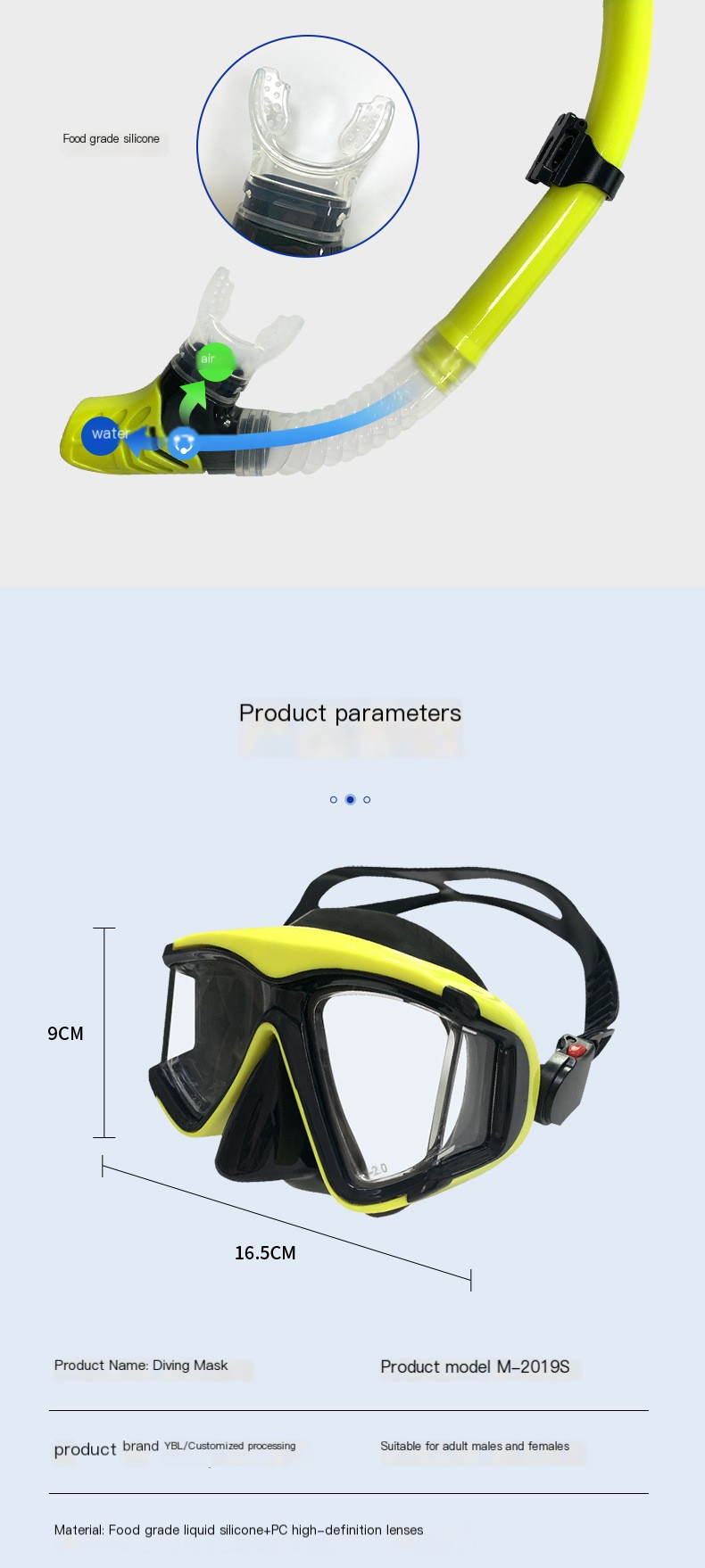 Diving Mask Design