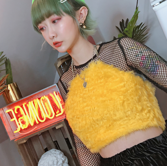 性感小背心 Yellow