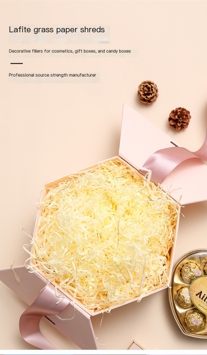 Raffia Shredded Paper Decoration