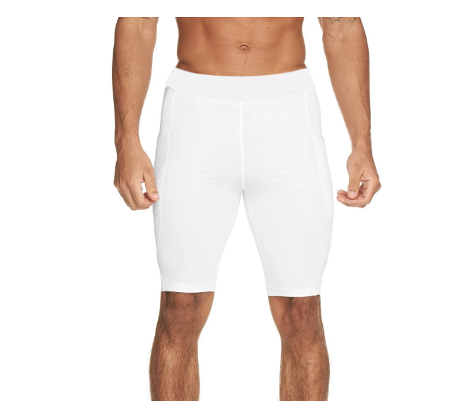 Running and Cycling Stretch Compression Pants Image 4