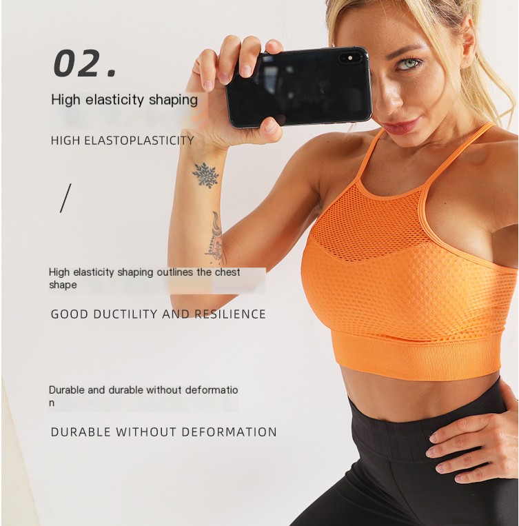 Shock-proof All-in-one Sports Bra Image 8