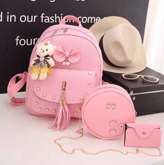 Stylish Backpack - White