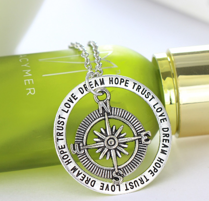 Compass Pendant Necklace