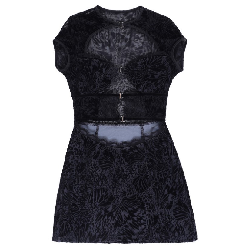 Lace Mini Dress Image 6