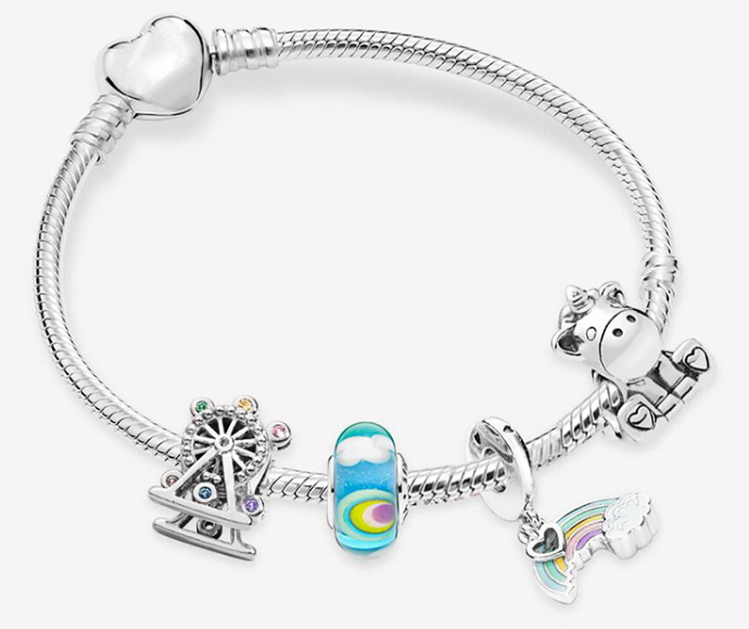Pandora-style bracelet for mom