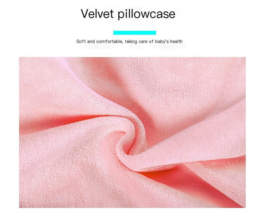 Triangular Baby Pillow Pink