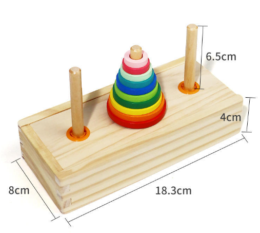 Wooden Tower of Hanoi Image 5