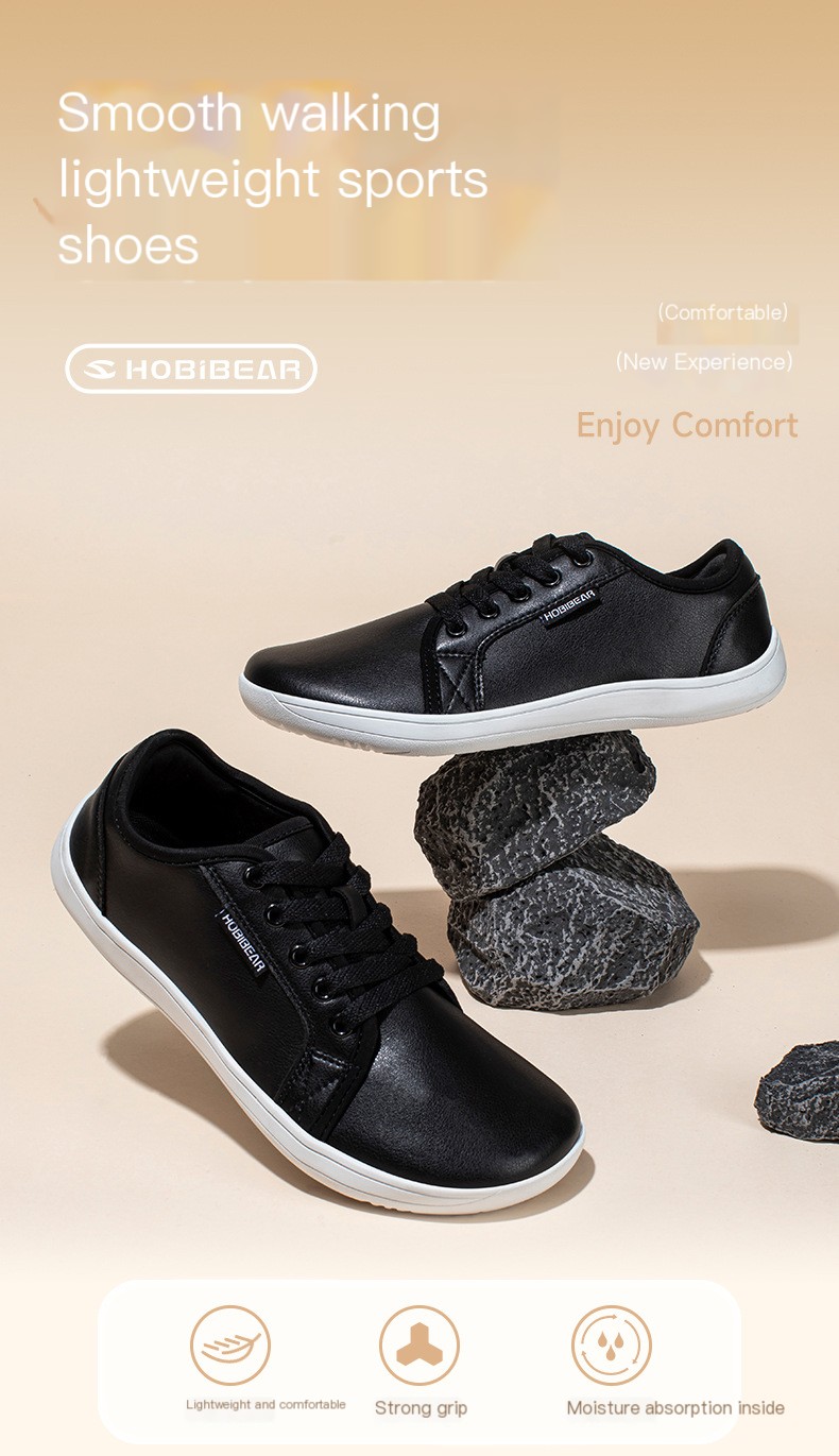 נעליים יחפות עם אצבעות רחבות לגברים