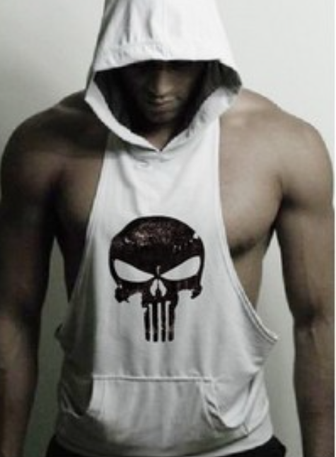Hooded Skull Tank Top 2