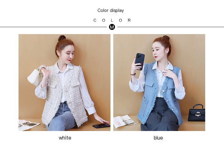 Women’s Loose Vest Cardigan - Image 6