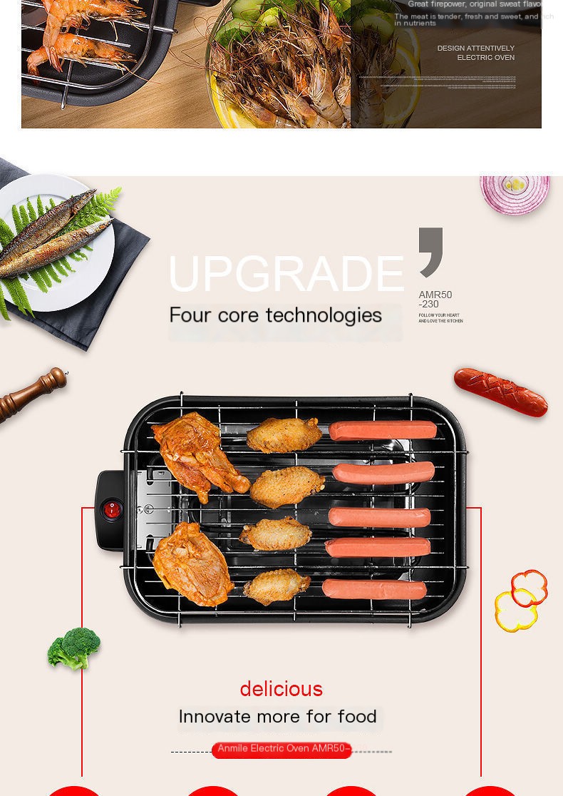 Electric BBQ Grill Image 5