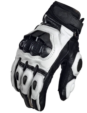 White Leather Gloves