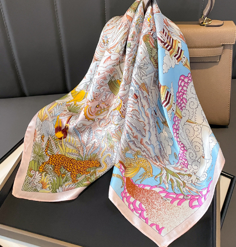 Vanguard Silk Scarf - Animal Color