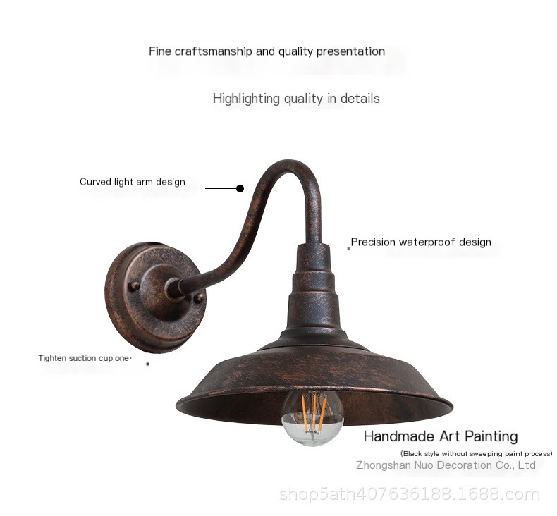 Retro Industrial Wall Light 6