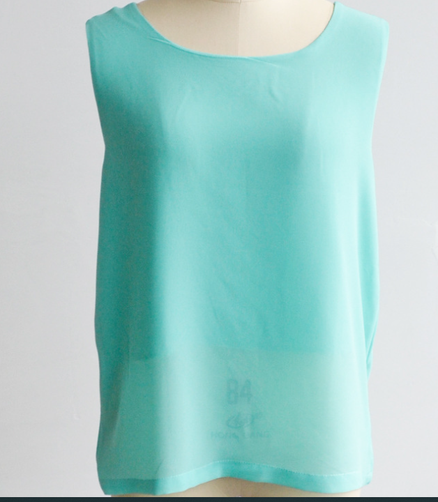 Halter Top Chiffon Vest Image 4
