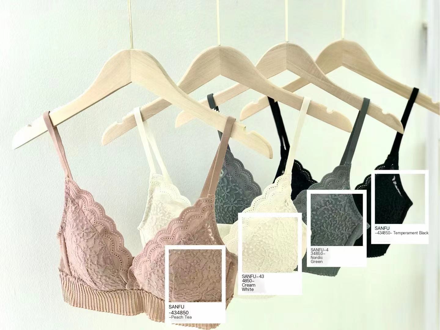 Embroidered Cup Bra