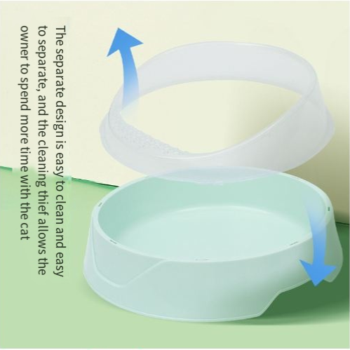 Round Cat Litter Box Image 2