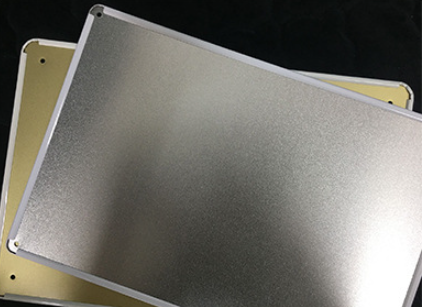 [AC46197-SIL-20] Spring Aluminum Sign Faux Embossing 16378926