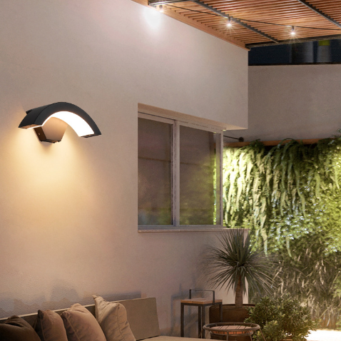 LED Wall Light in use