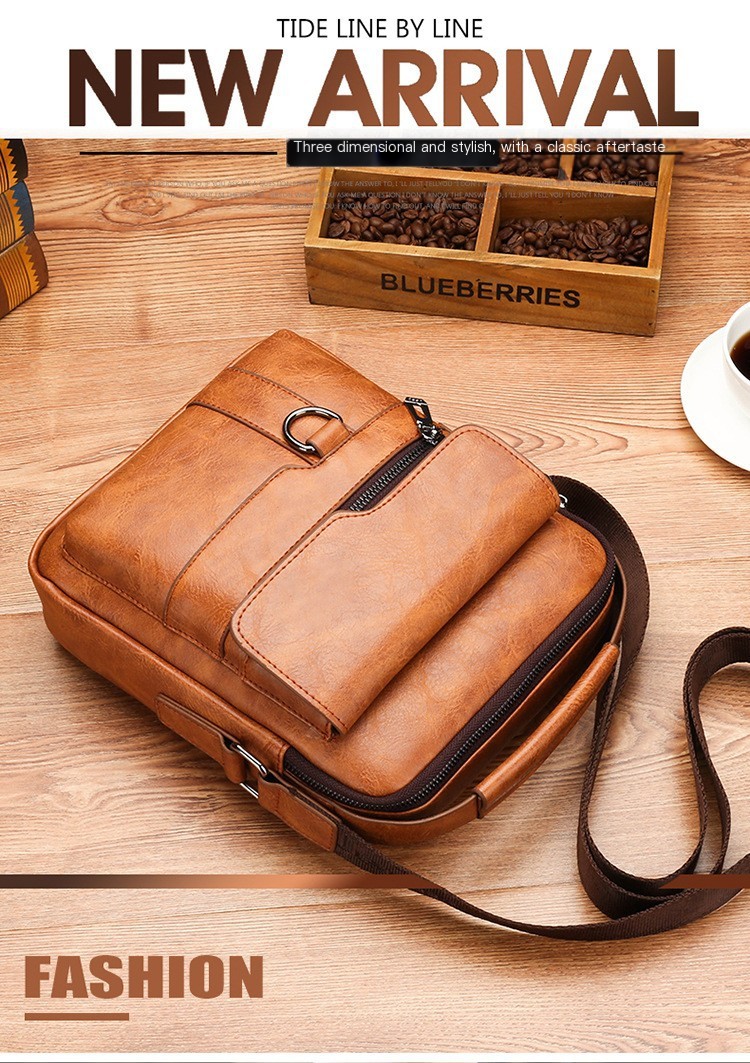 Vintage Leather Shoulder Bag Image 1