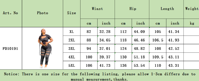 Women's Plus Size Fashion Eyelet Strap Jeans 1