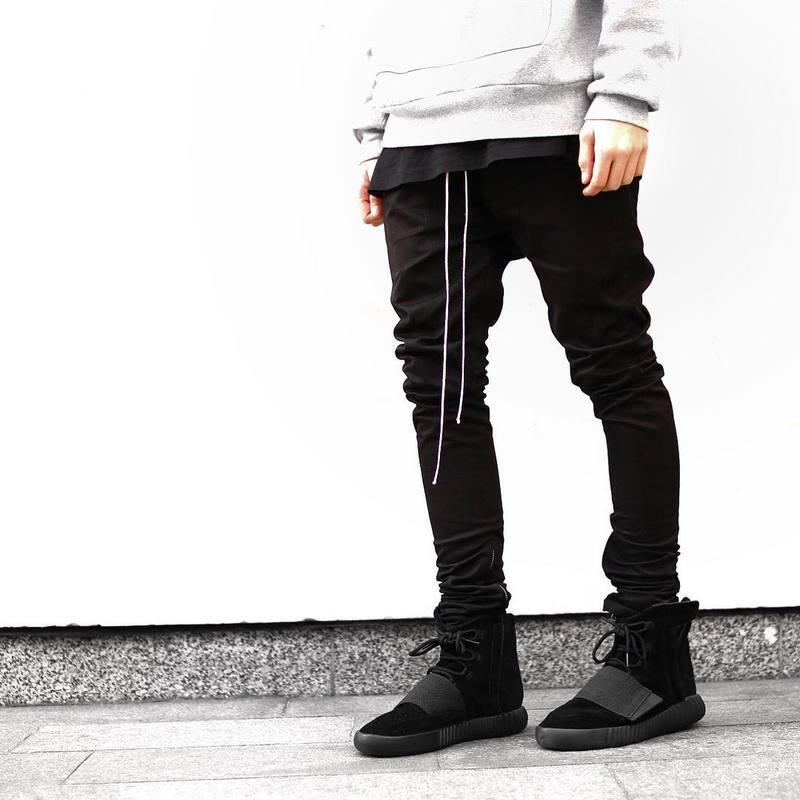 Men's Casual Long Pants - Black