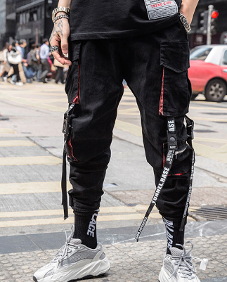 Men's Spring Casual Trousers on Model