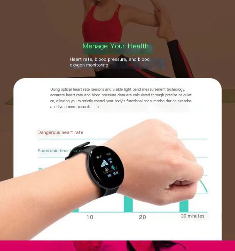 Imagen 5 de la pulsera inteligente D18