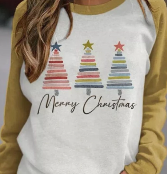 Christmas Women's Round Neck Sweater 2