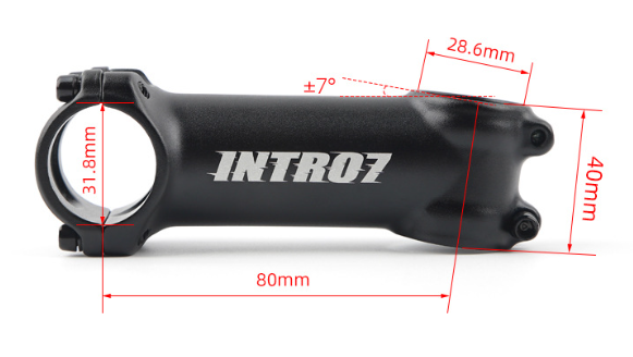 Distância entre eixos de 80 mm