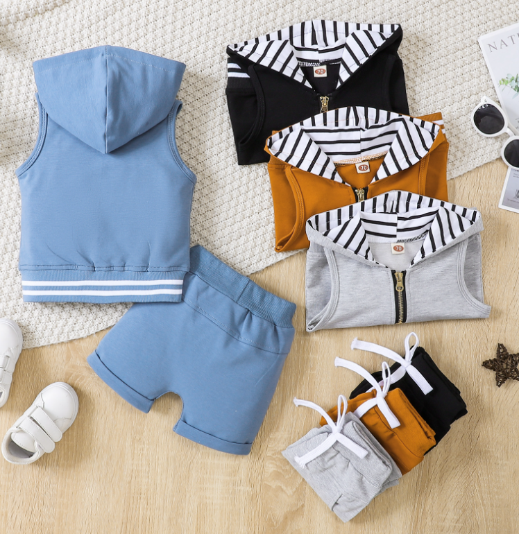 Toddler Outfit in Silver Gray
