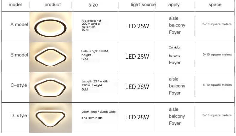 Modern Minimalist Ceiling Light 1