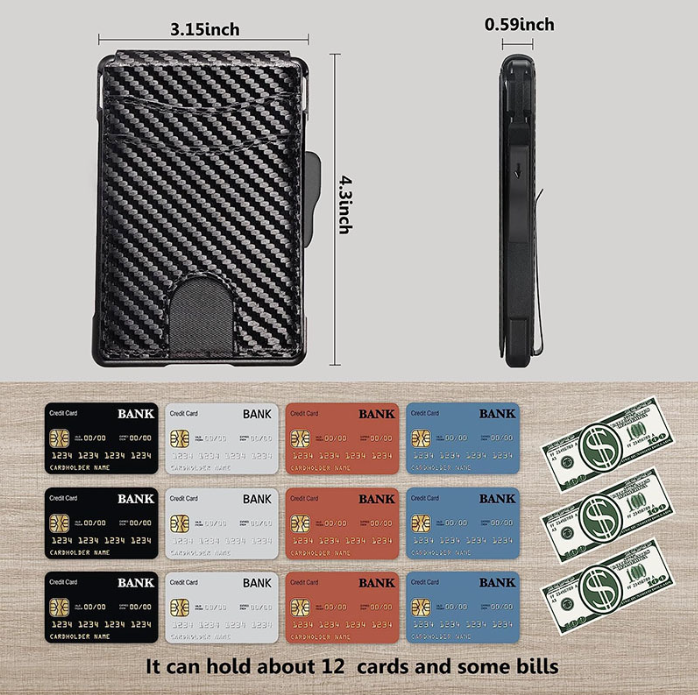 Slim Card Holder Wallet Lifestyle Image