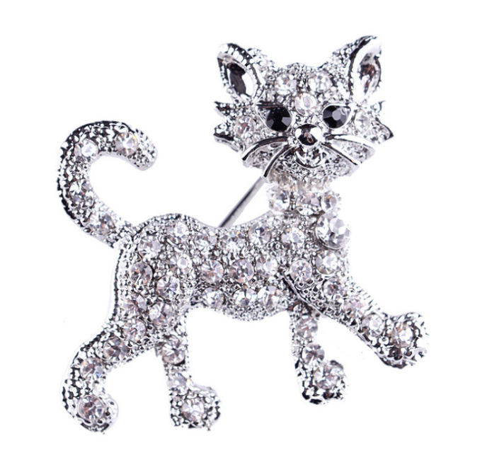 Cat Brooch Gold