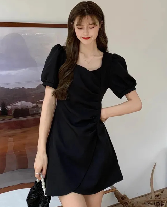 White French Niche Dress