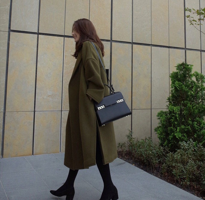 Woolen Trench Coat Image 4