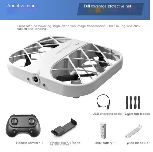 4K Mini Drone/New JJRC H107 Pocket Small Quadcopter Grid Mini Aircraft 8K Real-time Image Transmission Remote Control Aircraft (One Set)