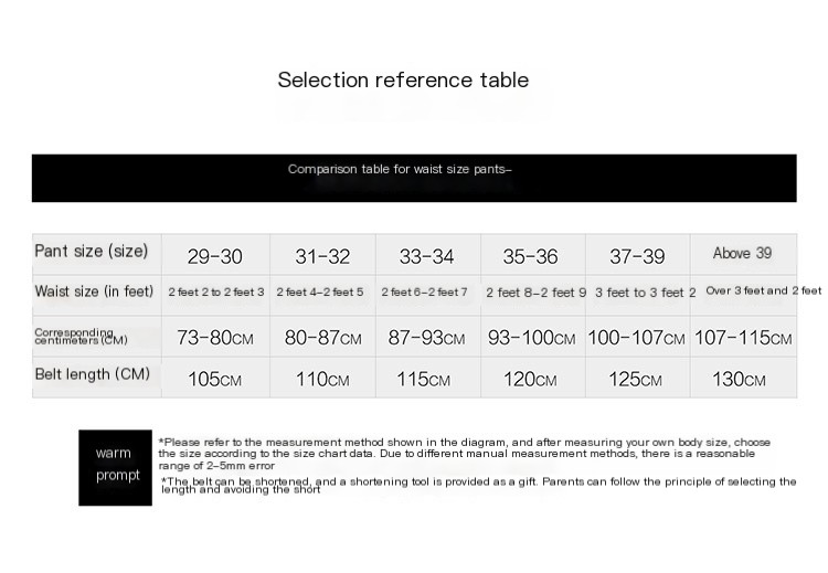 Stylish Black Leather Belt