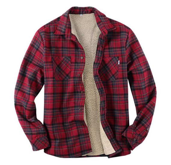 Men's Flannel Shirt Brown
